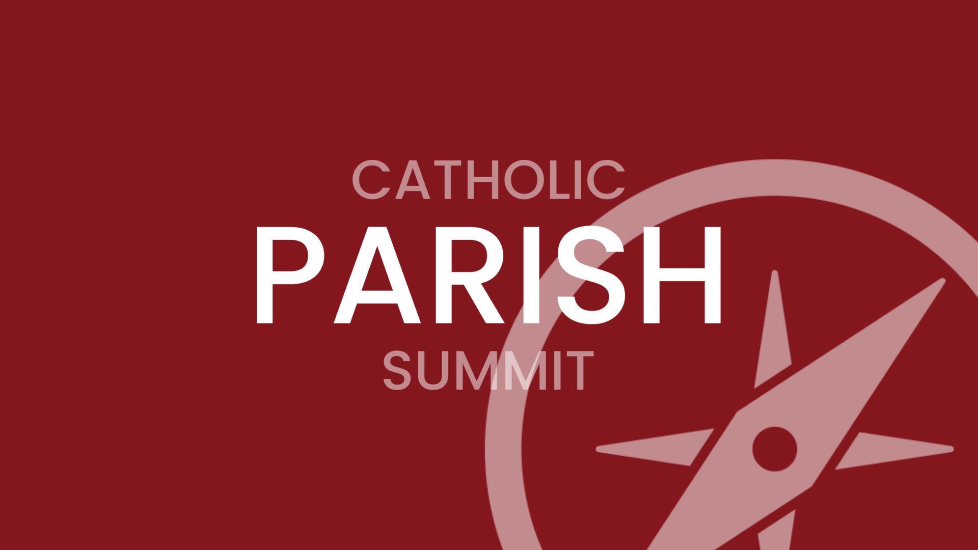 Catholic Parish Summit LIVE Divine Renovation Ministry